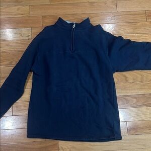 Men's Navy Half-Zip Sweater